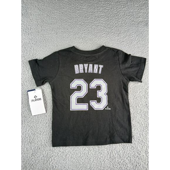 Colorado Rockies MLB Tee Toddler Girls Size XS (4-5) Black Baseball T-Shirt NWT - Picture 6 of 8